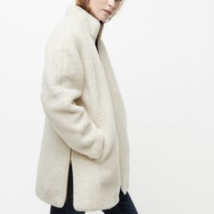 J. Crew Zip-up Plush Fleece Coat Size Small